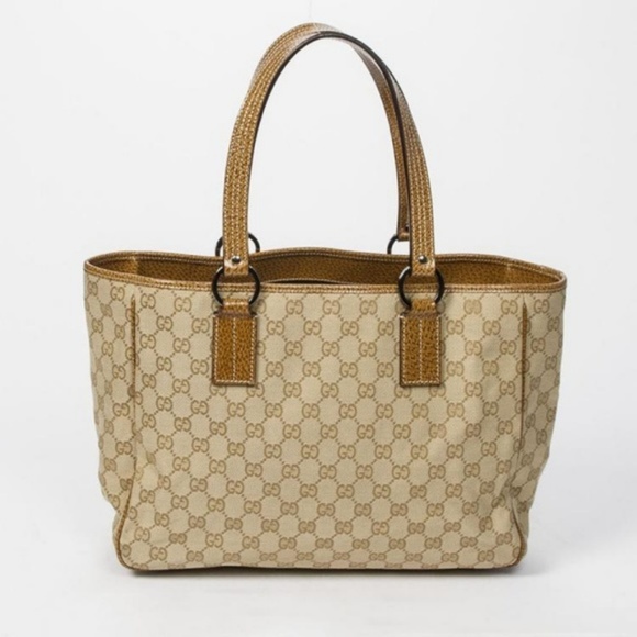 Gucci Tote CanvasMeasurements: 10.4"L x 7.6"W x 3. - Picture 7 of 8